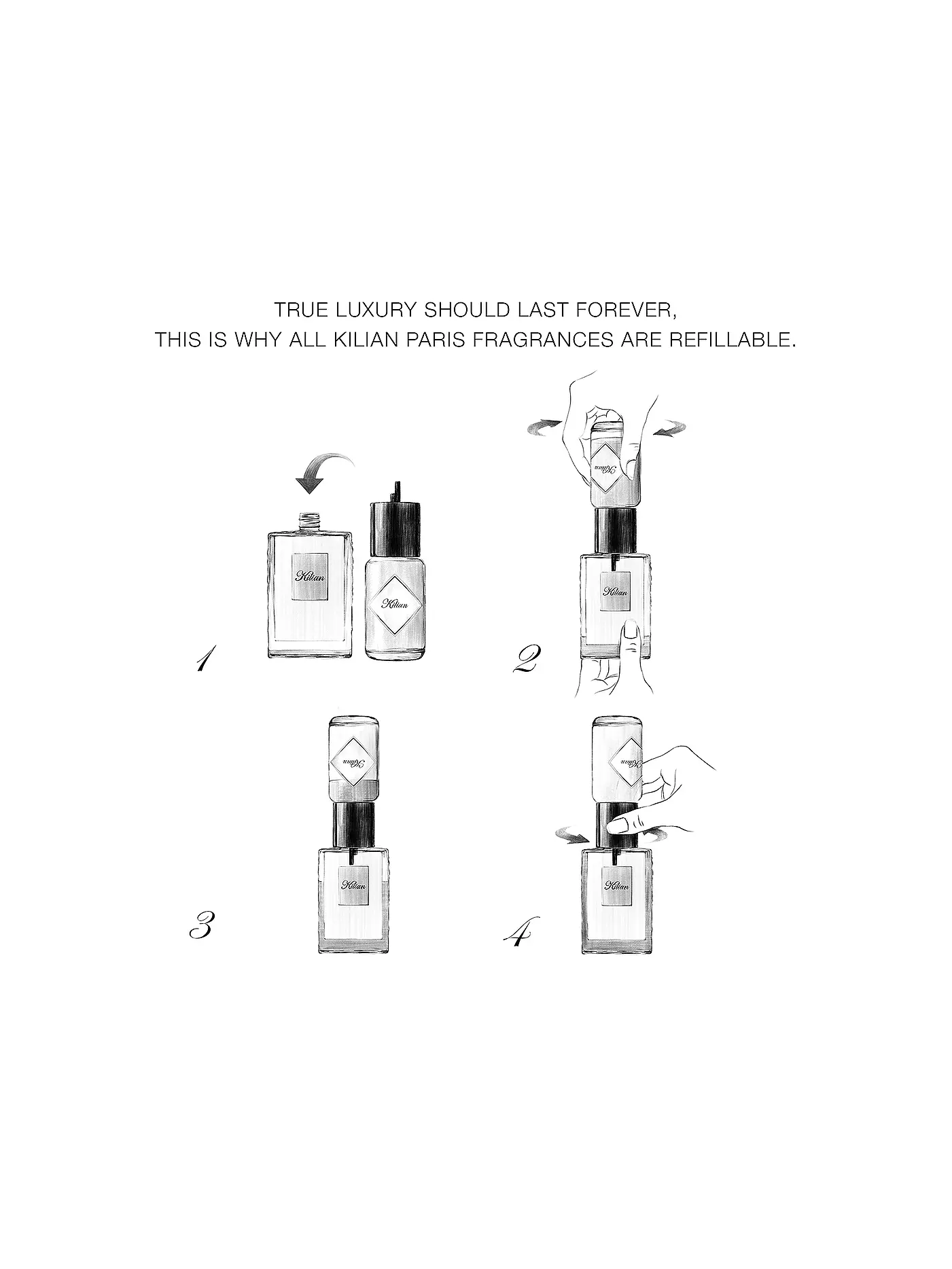 KILIAN PARIS | Back to Black Eau de Parfum Refill 50ml | 